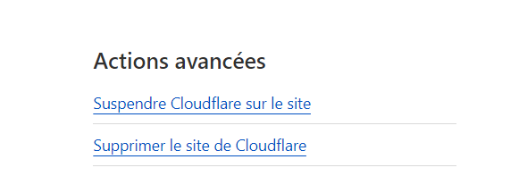 Astuce Cloudflare